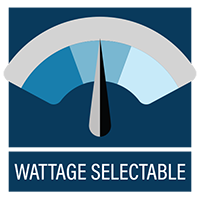 Wattage Selectable